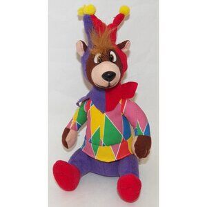 VTG Jester Bear ACME 1994 Plush Stuffed Animal Toy FLAW AS IS